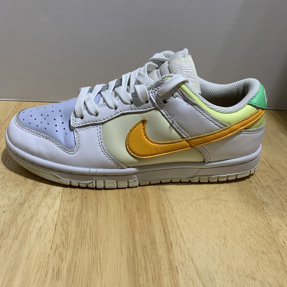 Nike Dunk Low Sundial White Lilac Orange Green Womens 5.5 Trainers FJ4742-100